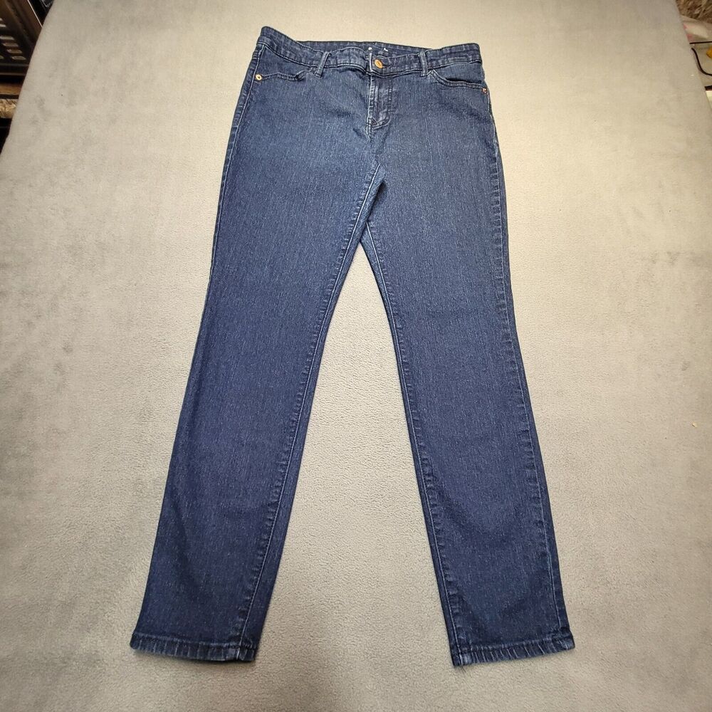 Old Navy Jeans Womens 10 Blue Skinny Leg Distressed Denimโ Stretch